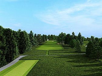 Hyper-Realistic Golf Course Environments